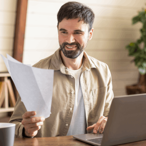 Client benefiting from ATA certified translation in Miami, ensuring quality and accuracy for official document submissions.