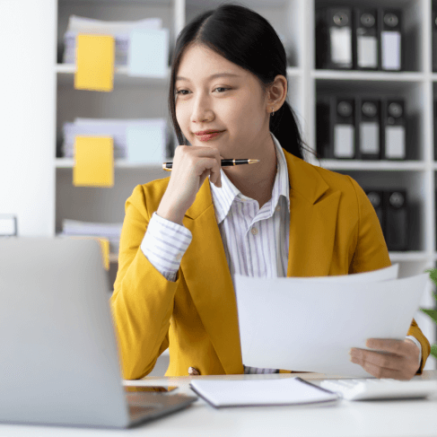 Professional translator providing certified translations for USCIS documents with high accuracy and quality.