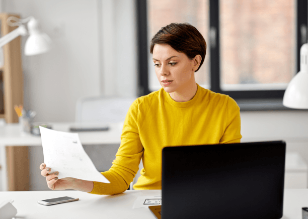 A client organizes a USCIS submission packet with Haitian Creole Translation Service in Miami, including certified personnel.