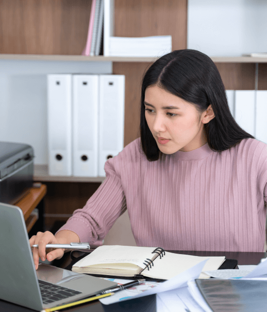 Client utilizing the translation process for reliable Marriage Certificate translations in Miami, ensuring accuracy.